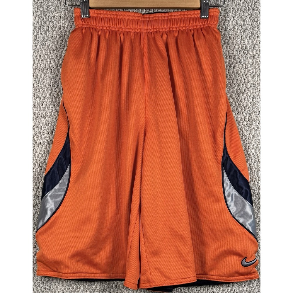Nike Dri-FIT Basketball Shorts Orange Navy Gray Youth XL 18-20 Athletic